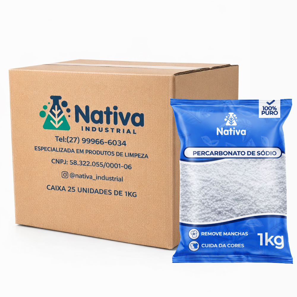 Percarbonato de Sódio - 1kg CX de 25 unidades
